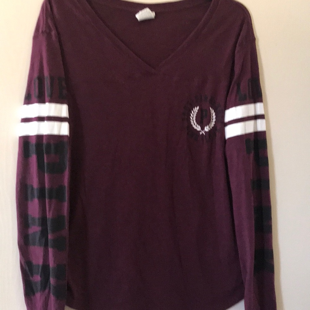 Pink long sleeve tee